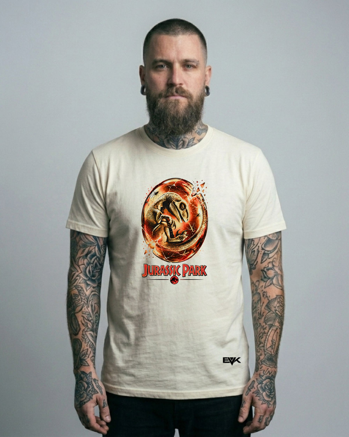Camiseta Off-White Jurassic Park – Raptor Amber Egg Tee