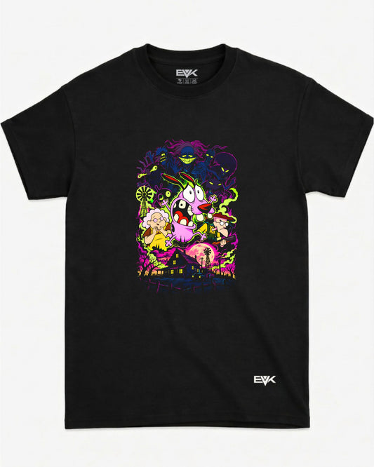 Camiseta Coragem, o Cão Covarde – Middle of Nowhere Nightmares