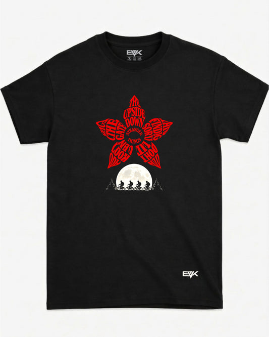 Camiseta Stranger Things – Demogorgon Typography