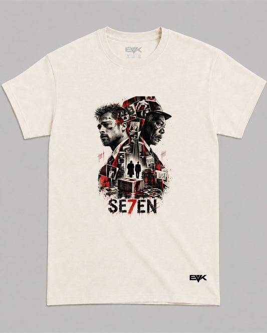 Camiseta Off-White Se7en – Mills & Somerset Character Collage