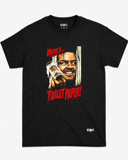 Camiseta O Iluminado – Here's Toilet Paper!