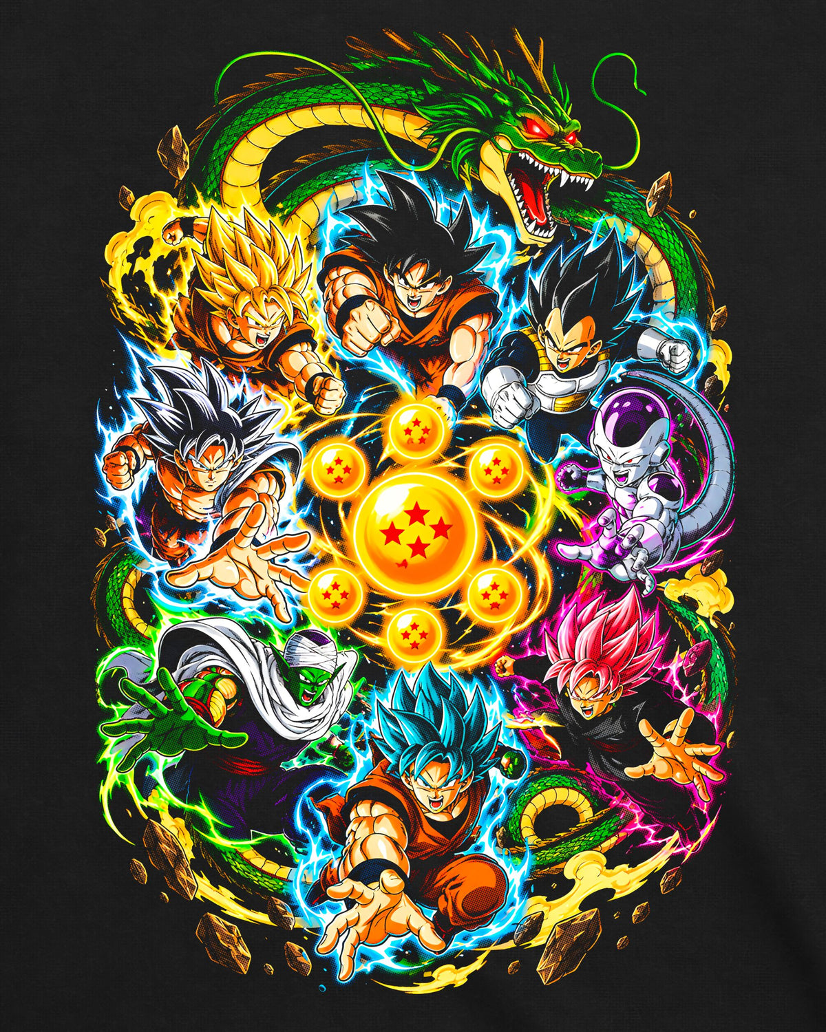 Camiseta Dragon Ball – Circle of Power