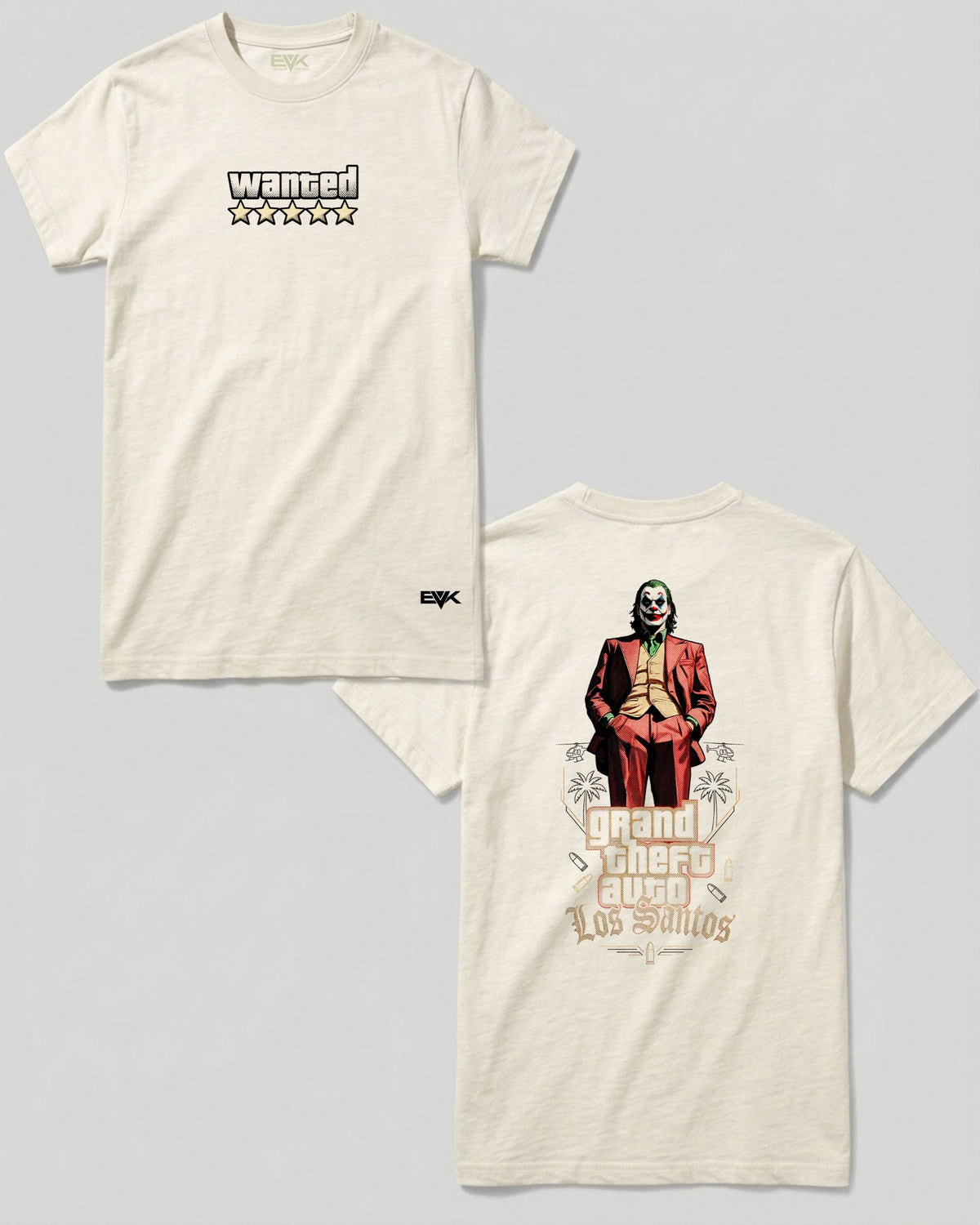 Camiseta Frente e Costas Off-White GTA – Los Santos Joke
