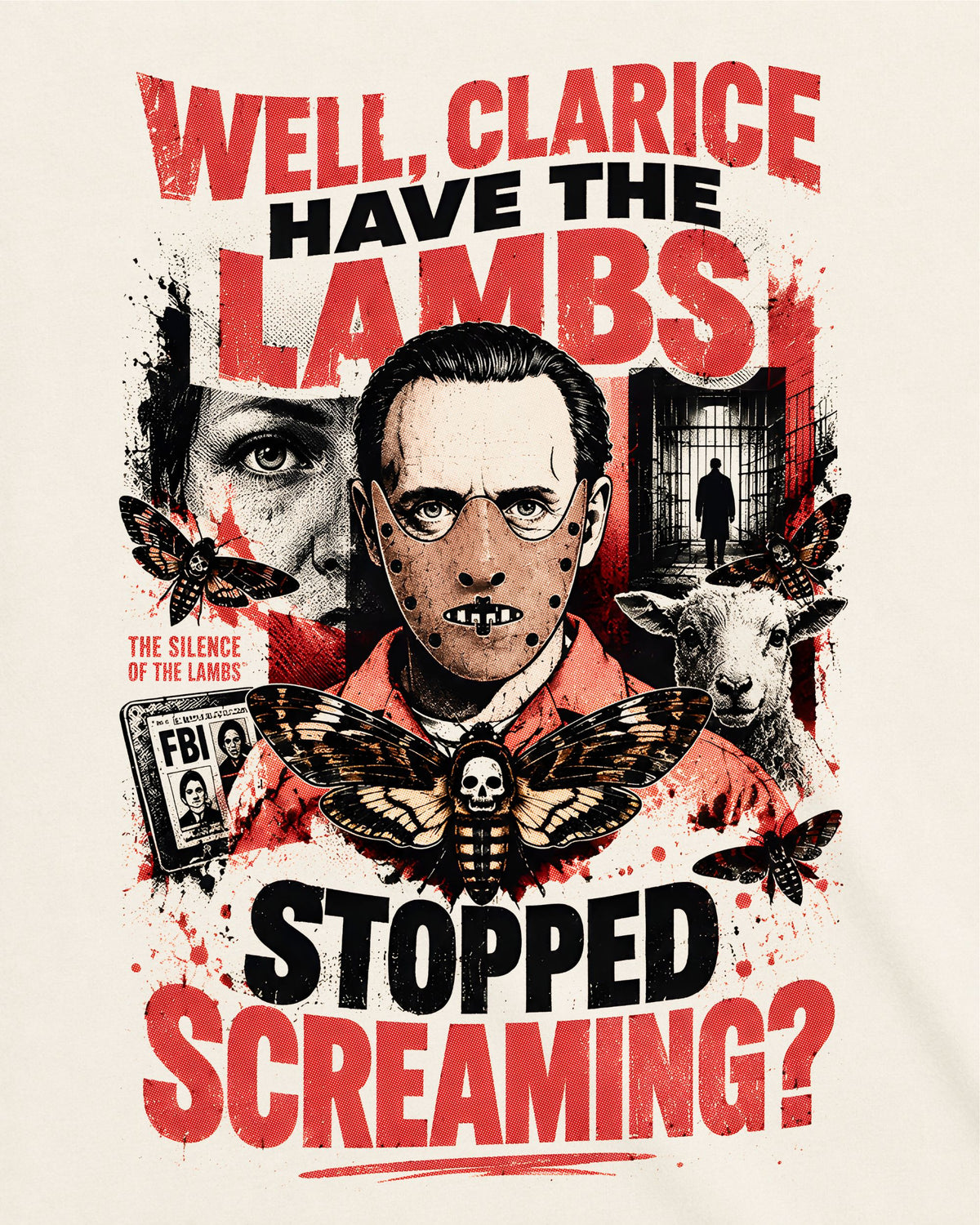 Camiseta Off-White O Silêncio dos Inocentes – Stopped Screaming