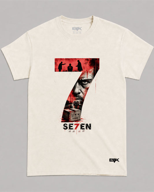 Camiseta Off-White Se7en – John Doe Number 7 Collage Graphic