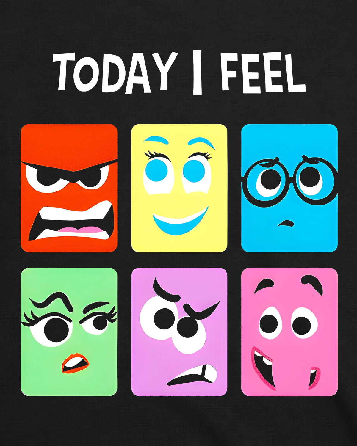 Camiseta Divertida Mente – Today I Feel