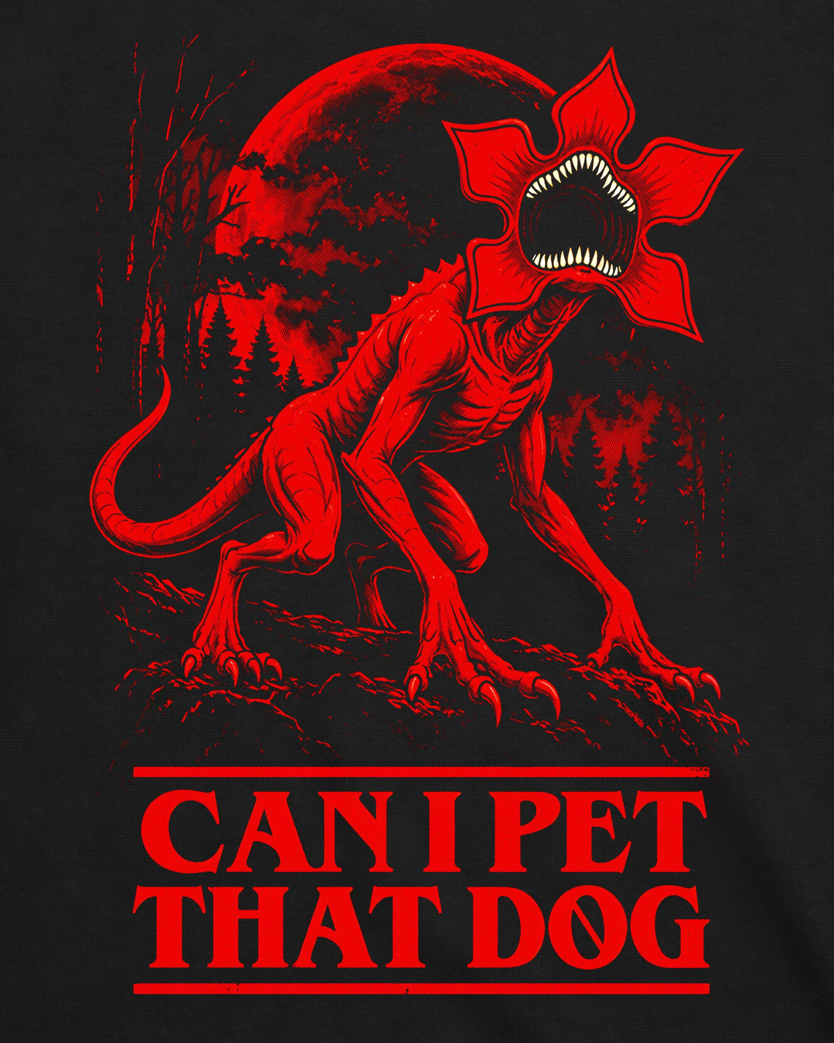 Camiseta Stranger Things – Can I Pet That Dog