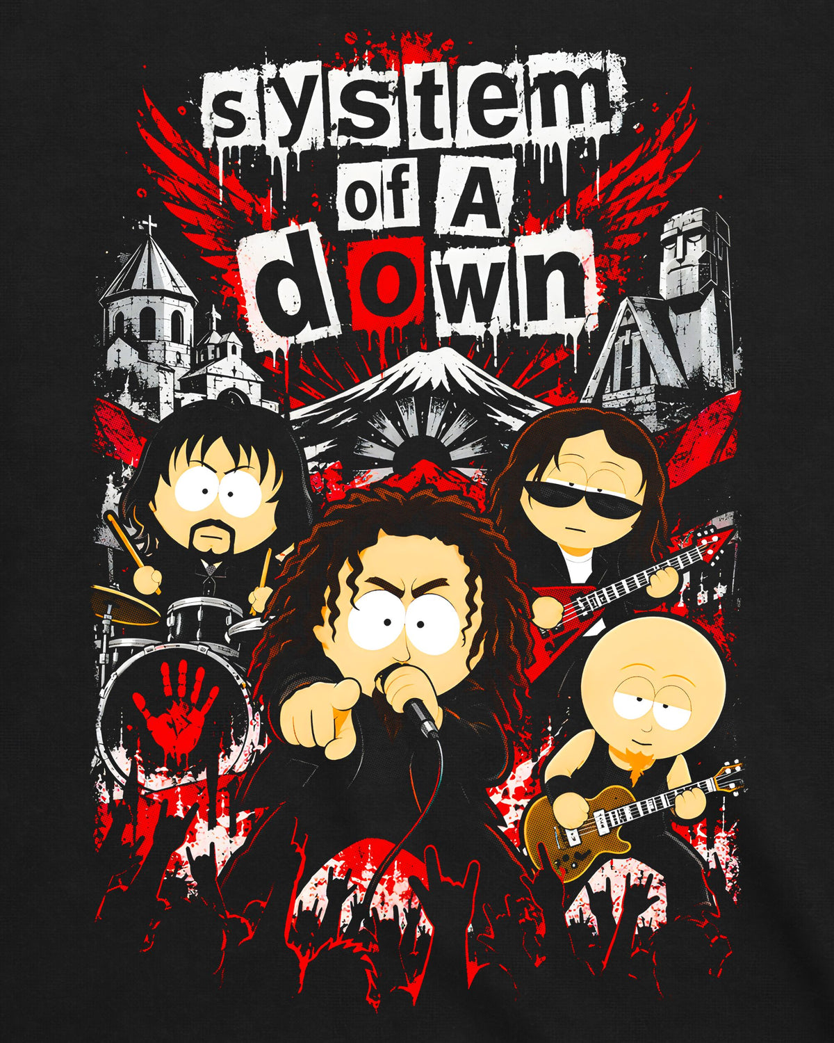 Camiseta South Park – System of a Down