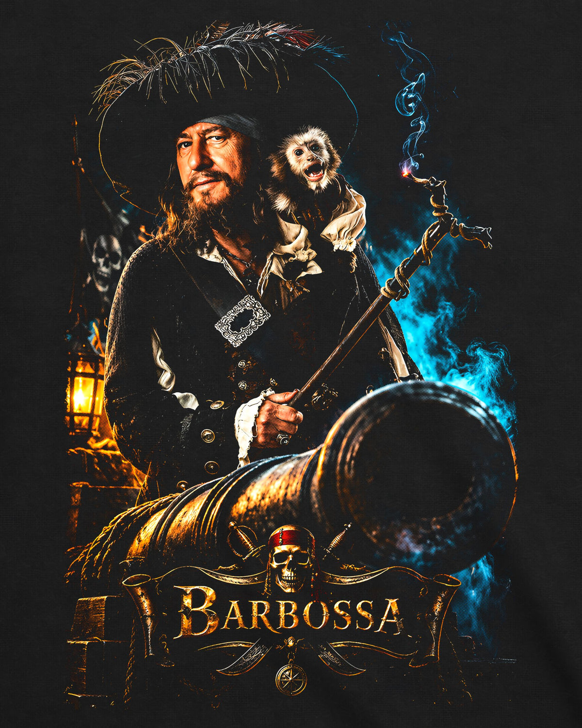 Camiseta Piratas do Caribe – Barbossa