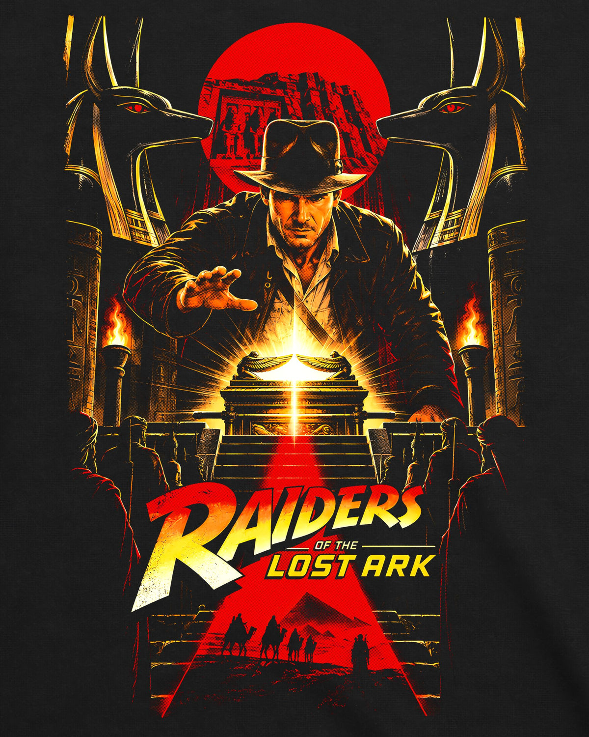 Camiseta Os Caçadores da Arca Perdida – Anubis Chamber Tee