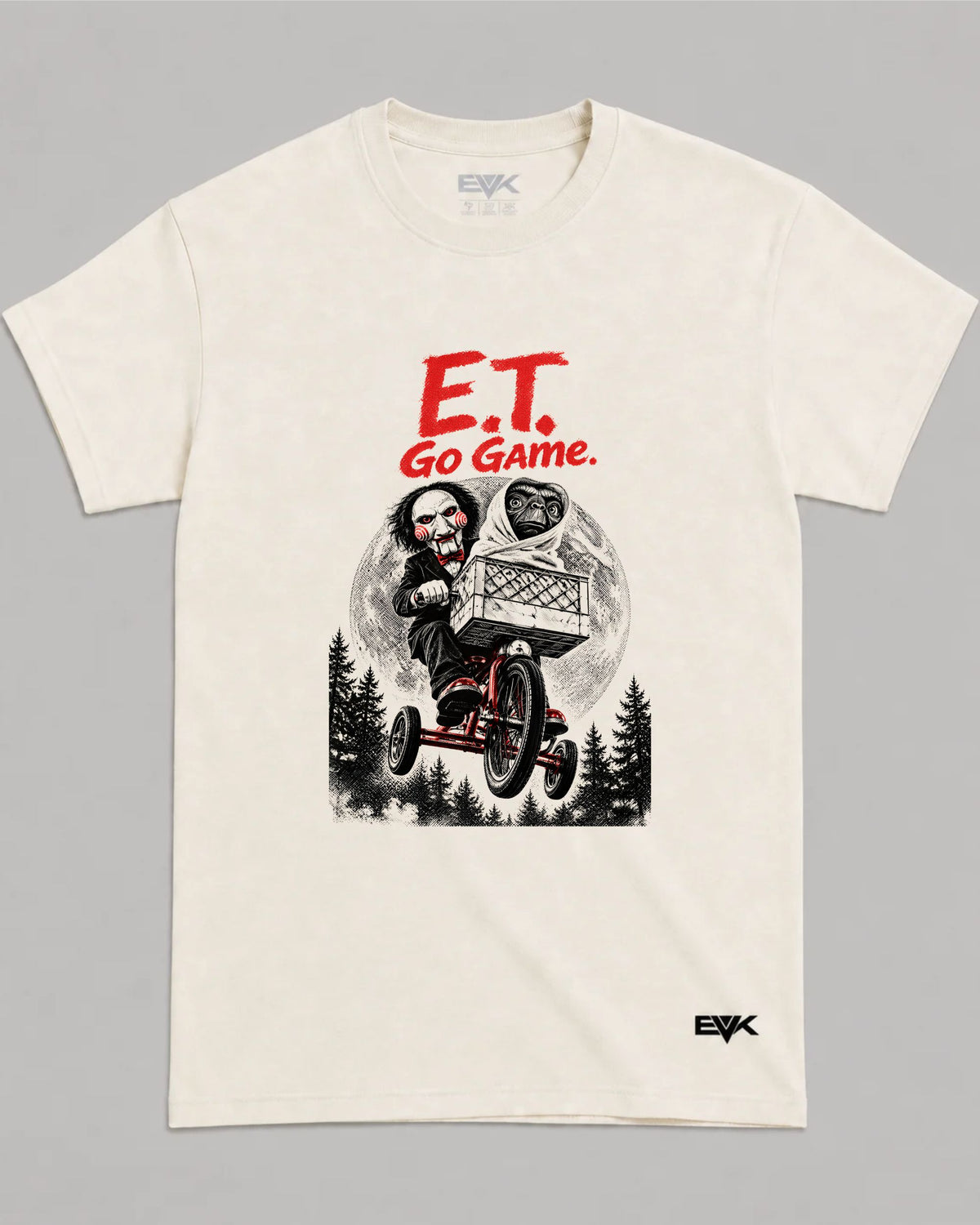 Camiseta Off-White Jogos Mortais – E.T. Paródia