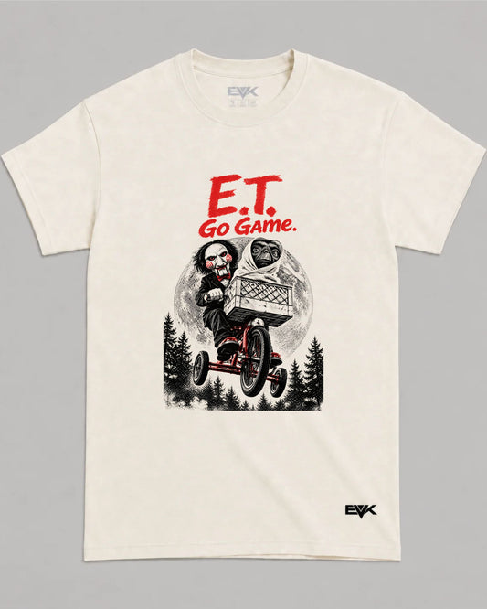 Camiseta Off-White Jogos Mortais – E.T. Paródia