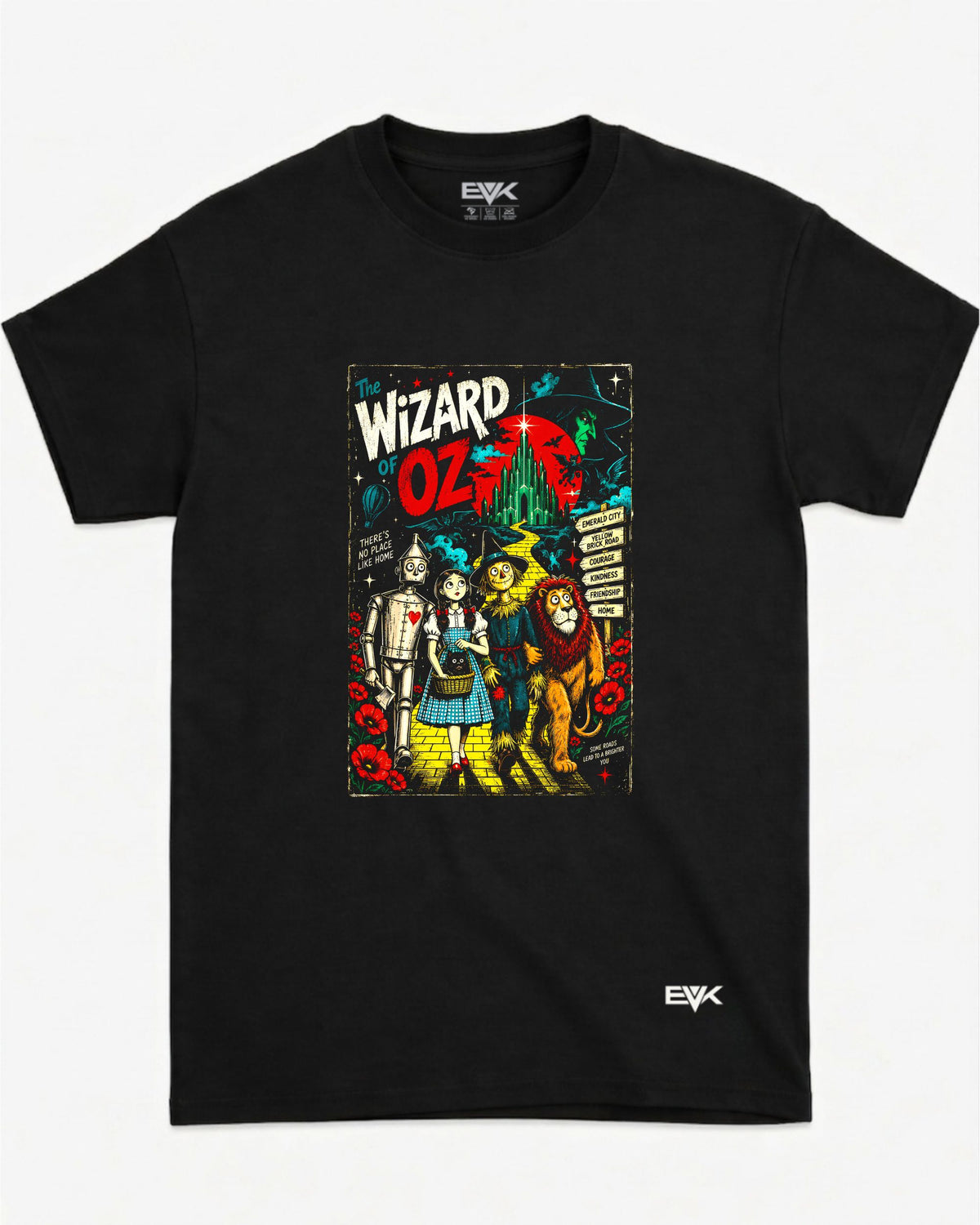 Camiseta O Mágico de Oz – Retro Dorothy and Friends Graphic