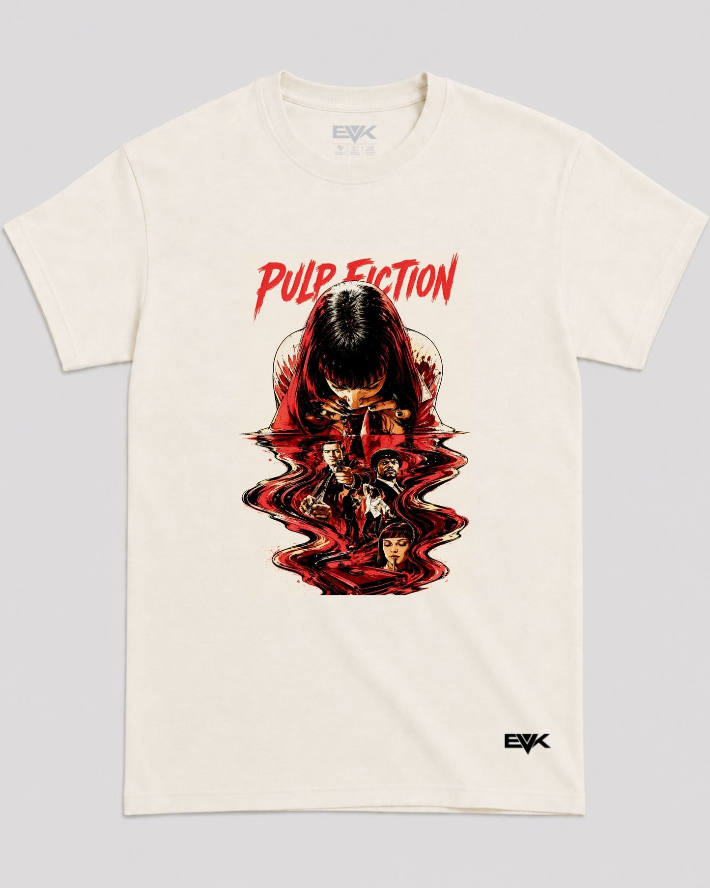 Camiseta Off-White Pulp Fiction – Tempo de Violência – Mia Wallace Dark