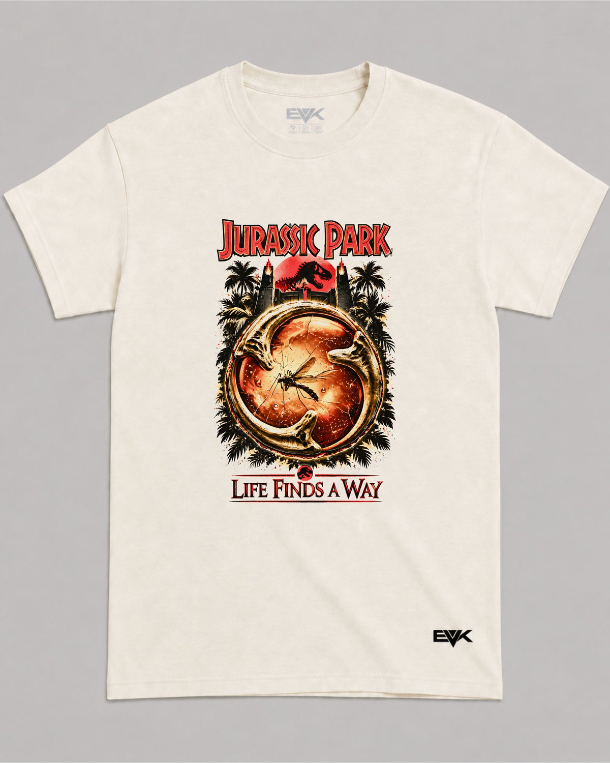 Camiseta Off-White Jurassic Park – Life Finds A Way