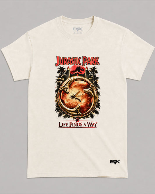 Camiseta Off-White Jurassic Park – Life Finds A Way