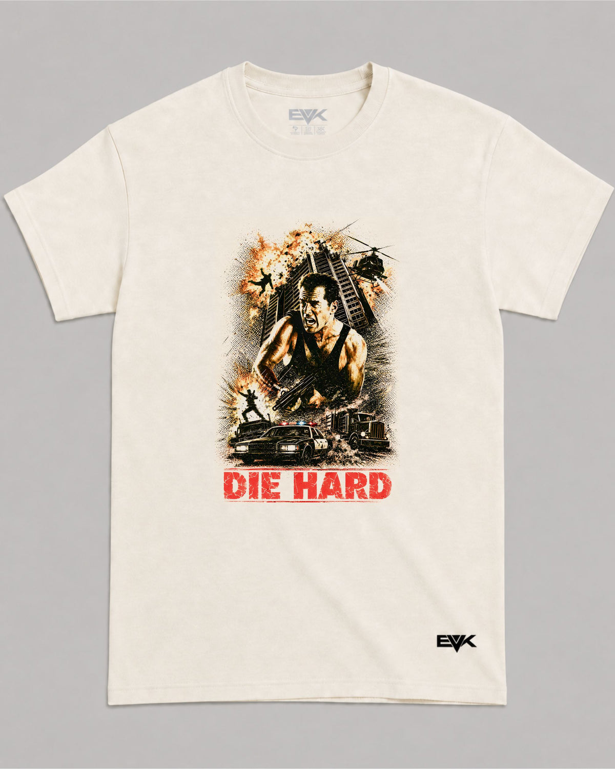 Camiseta Off-White Duro de Matar – Nakatomi Fall