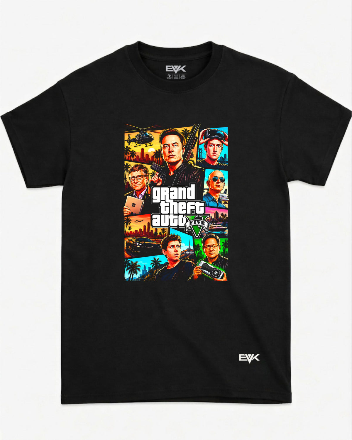 Camiseta GTA – Silicon Valley Heist