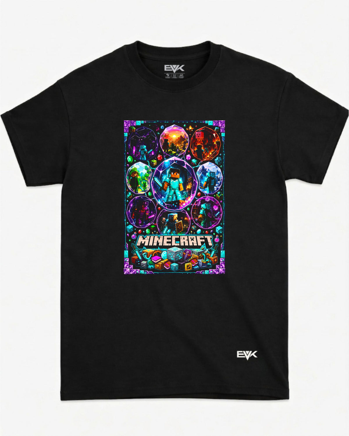 Camiseta Minecraft – Full Diamond