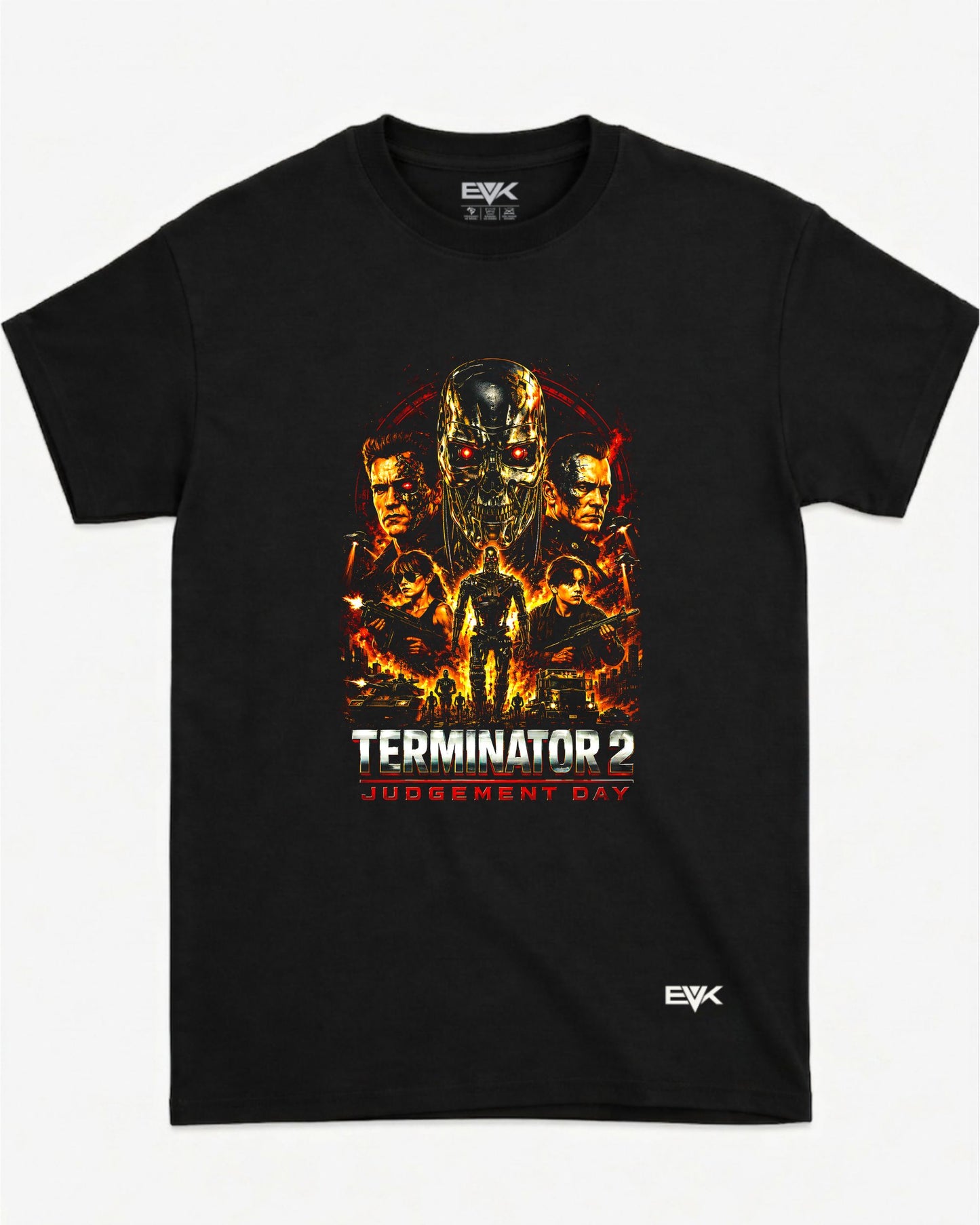 Camiseta Exterminador do Futuro 2: O Julgamento Final – Hasta La Vista Collage