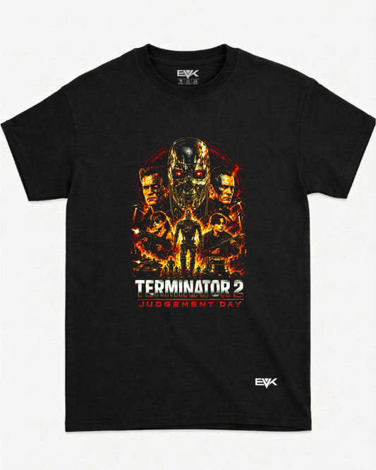 Camiseta Exterminador do Futuro 2: O Julgamento Final – Hasta La Vista Collage