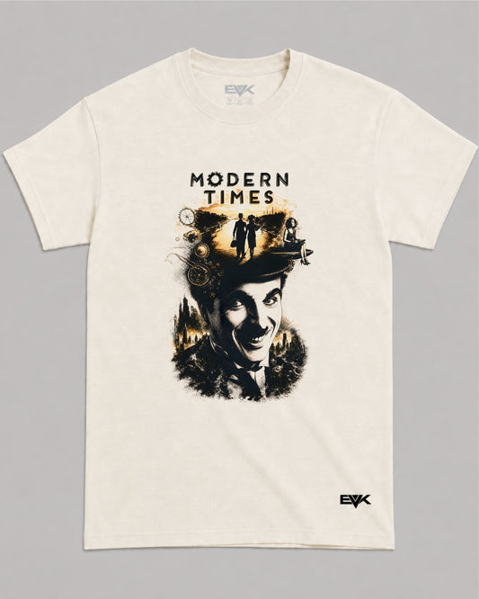 Camiseta Off-White Tempos Modernos – Smile
