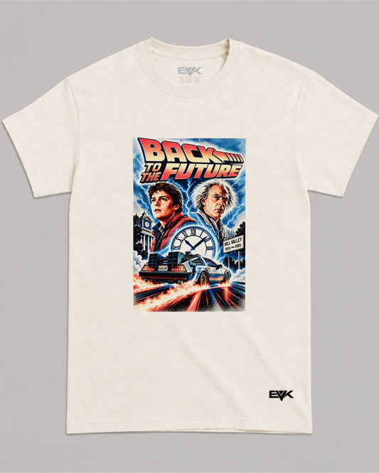 Camiseta Off-White De Volta Para o Futuro – Outatime