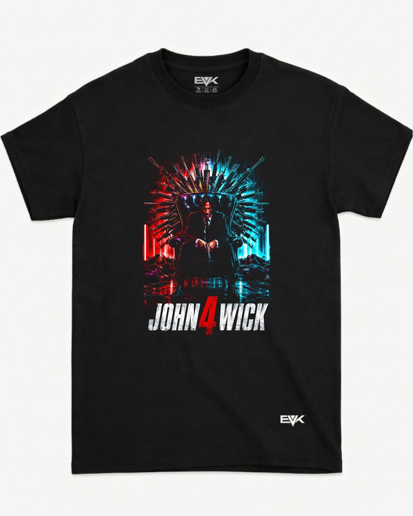 Camiseta John Wick 4: Baba Yaga – Throne of Weapons