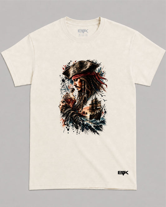 Camiseta Off-White Piratas do Caribe – Where's the Rum?