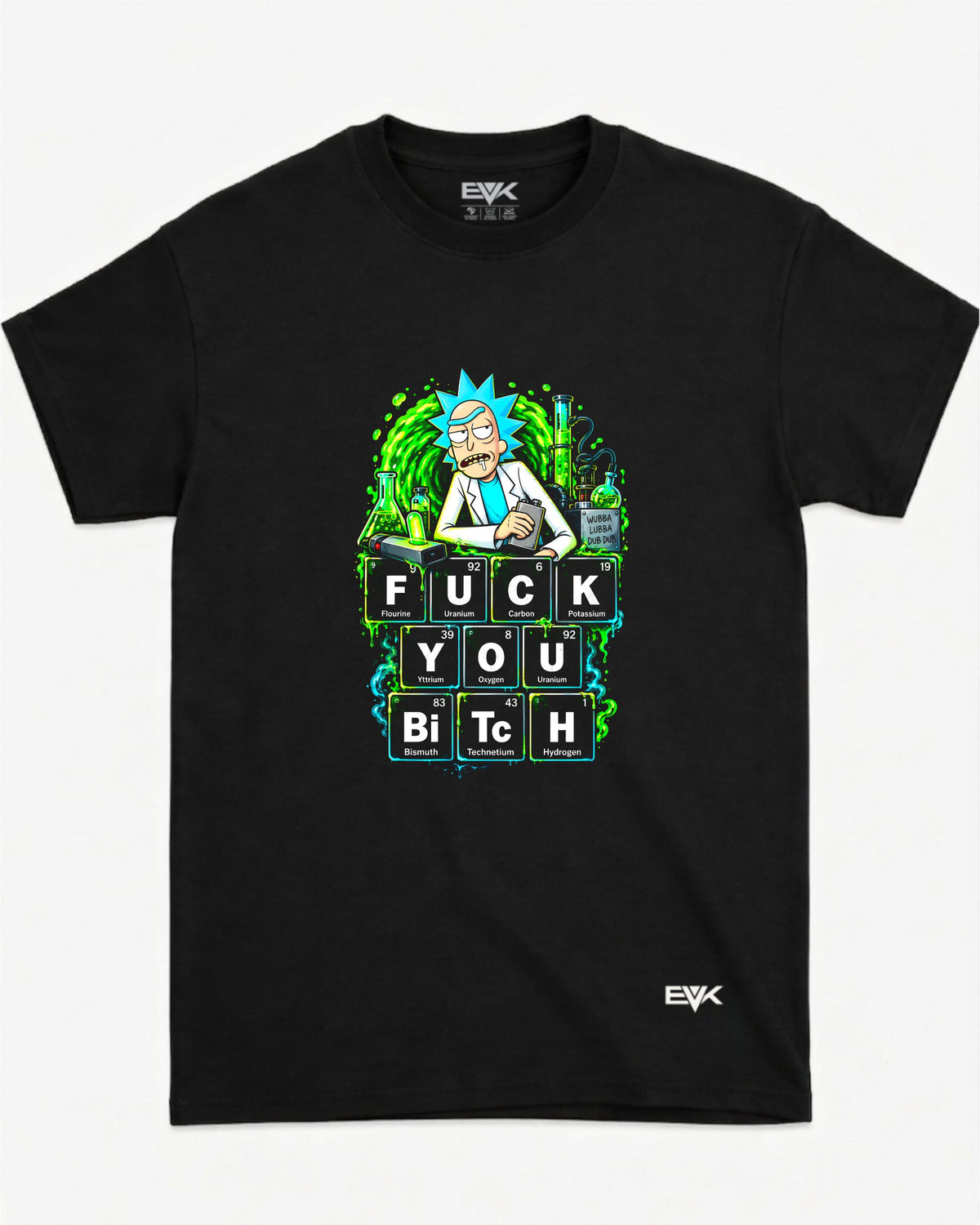 Camiseta Rick and Morty – Rick's Chemistry Lesson